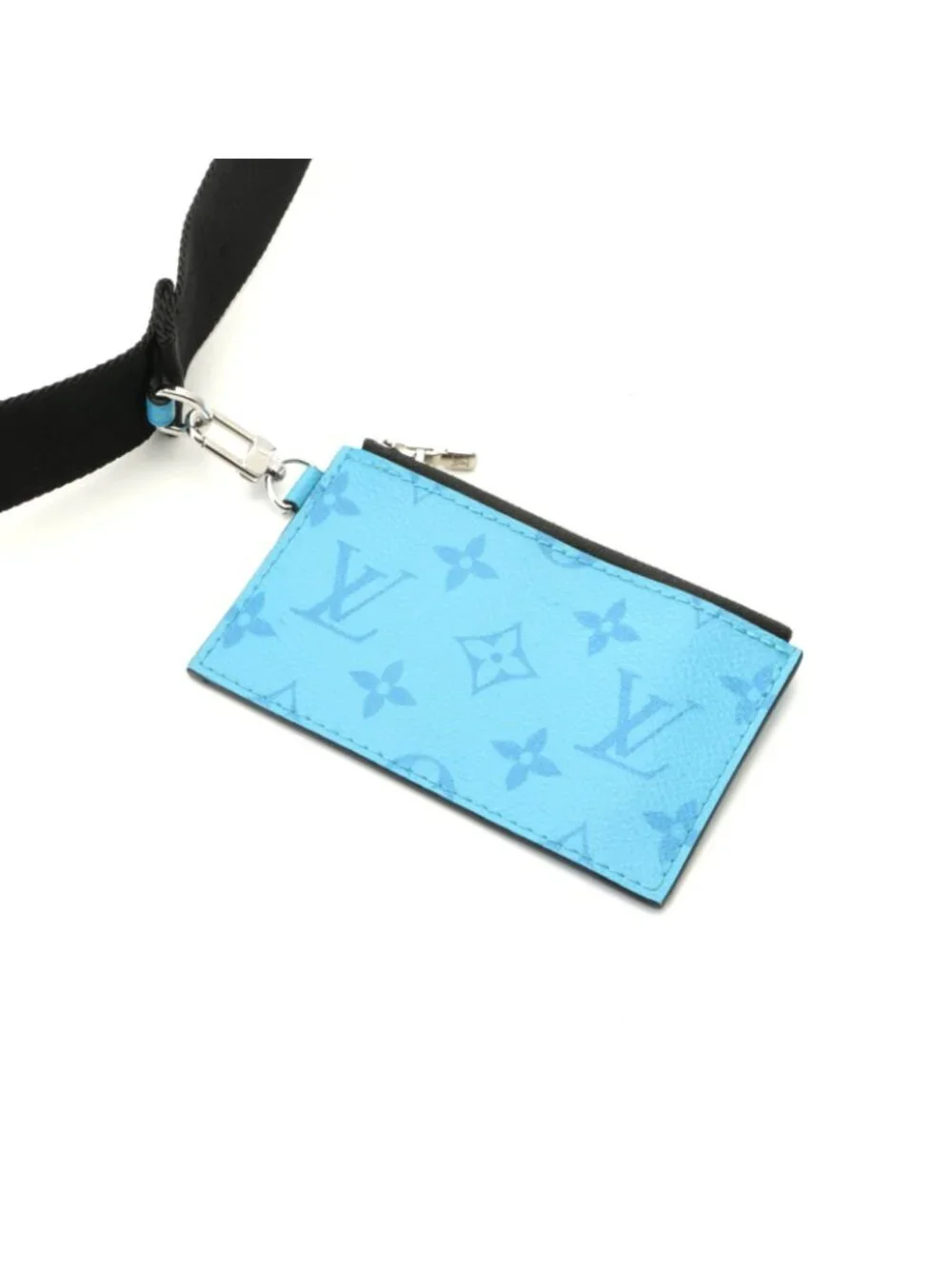 Louis Vuitton Gaston Wearable Wallet Taigarama Tropical Blue Shoulder Bag